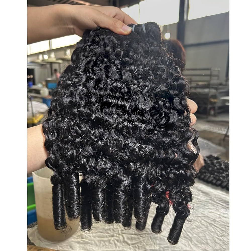 Double Drawn Burmese Curly Human Hair Bundles