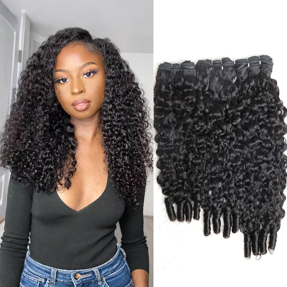 Double Drawn Burmese Curly Human Hair Bundles
