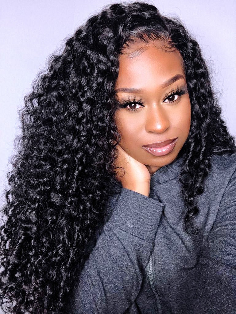Real HD Lace Wigs Burmese Curly Hair 250% Density