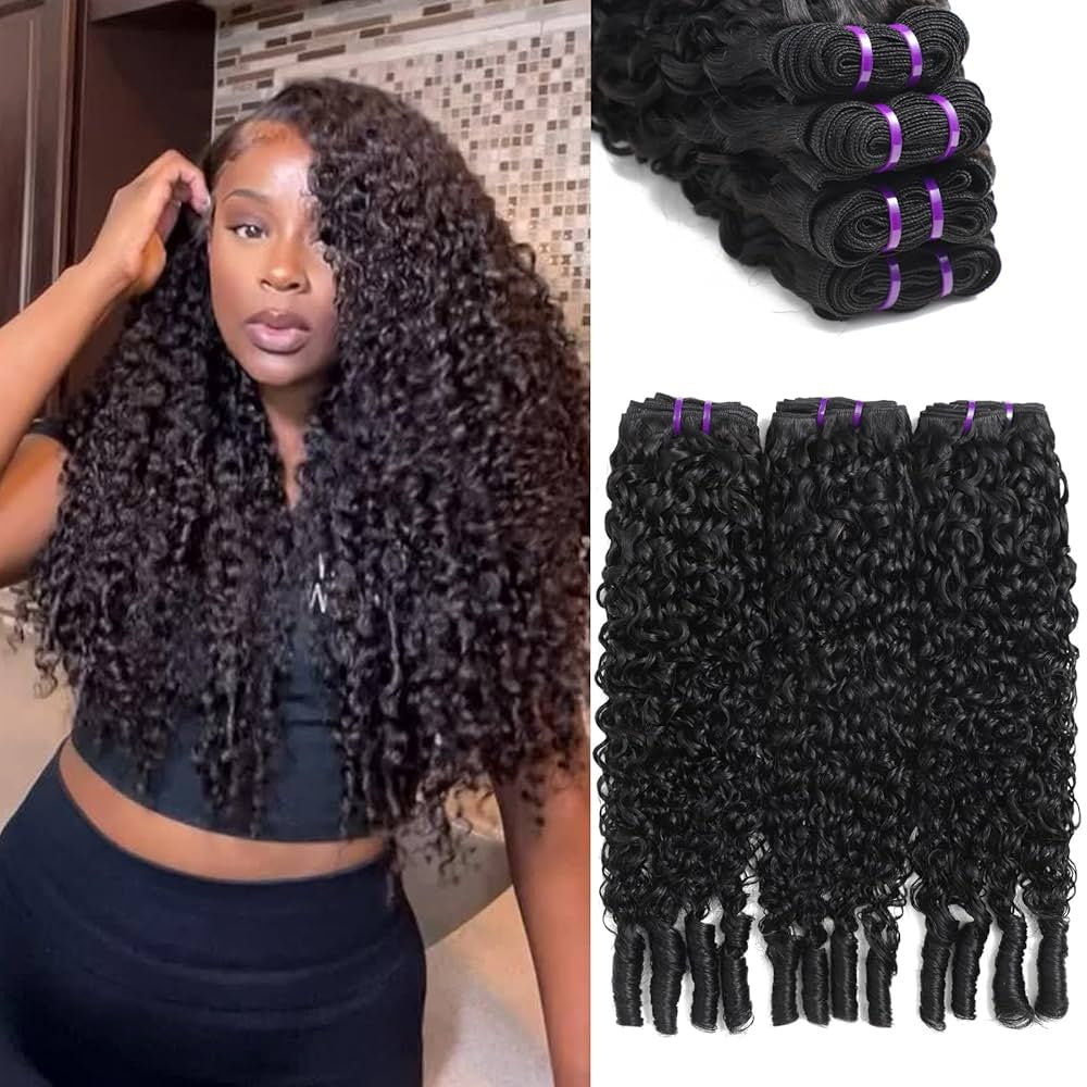 Double Drawn Burmese Curly Human Hair Bundles