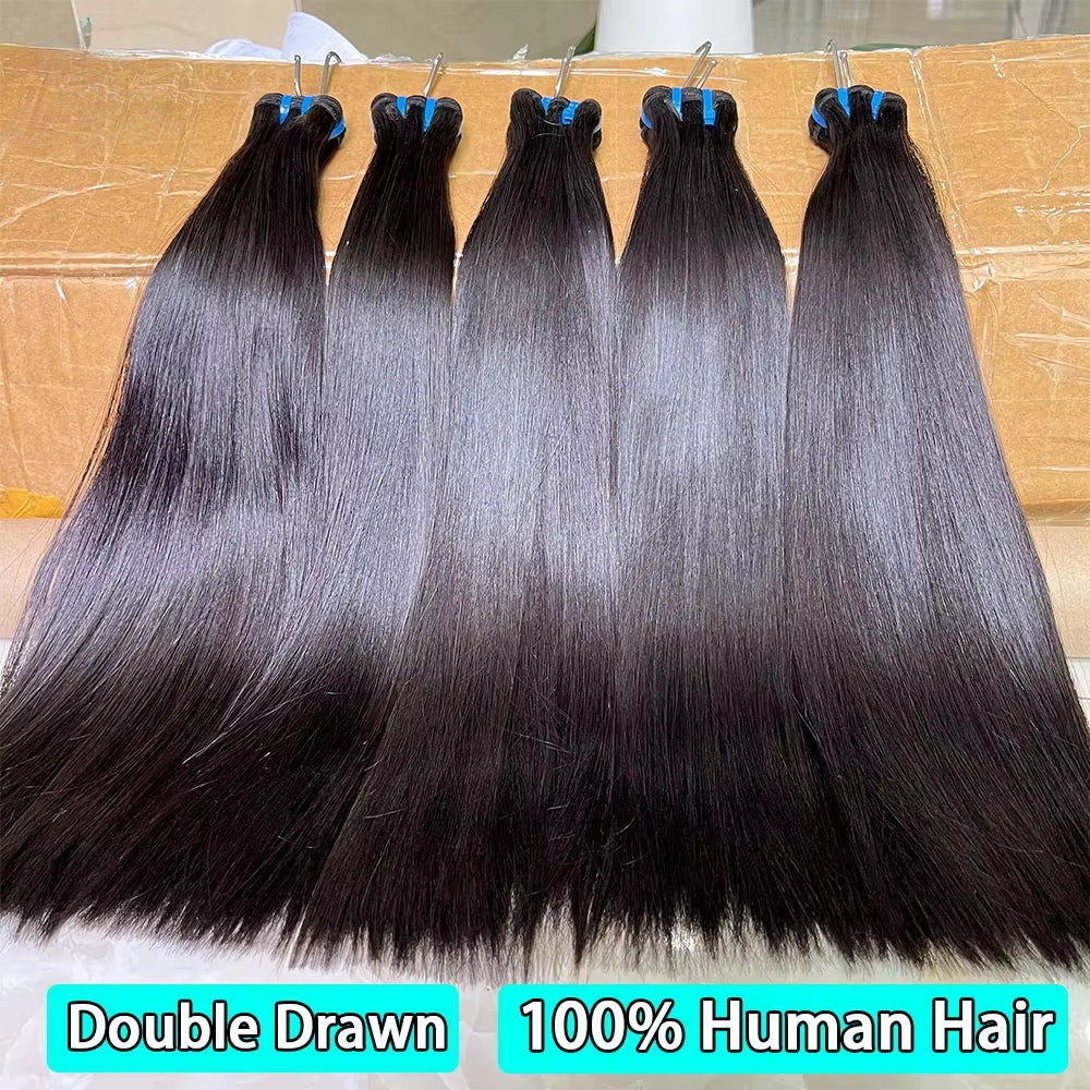 Straight Raw Vietnamese Human Hair Bundles
