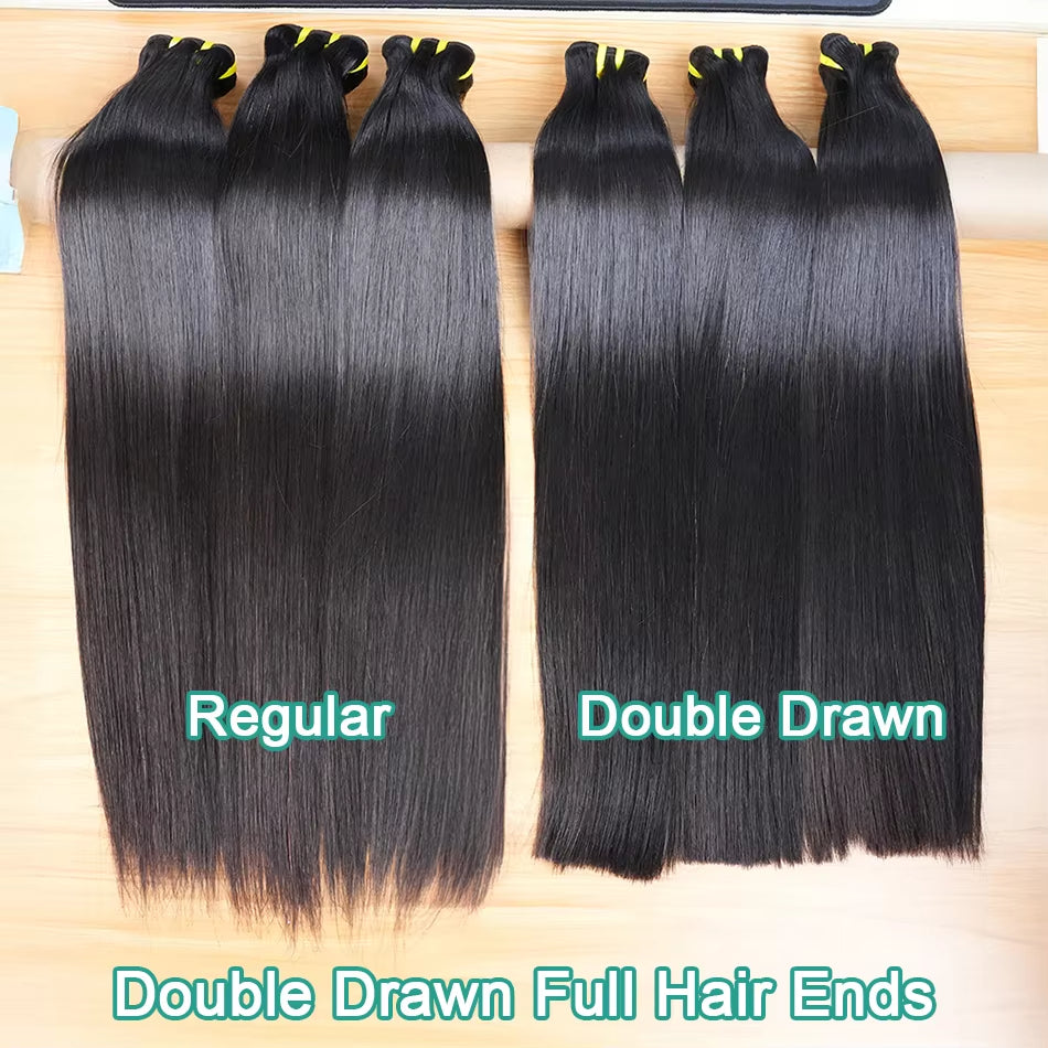 Straight Raw Vietnamese Human Hair Bundles